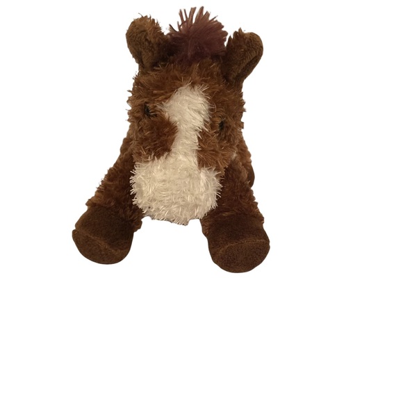 AURORA Brown and White Plush Horse Mini Flopsie 7” - Picture 2 of 10